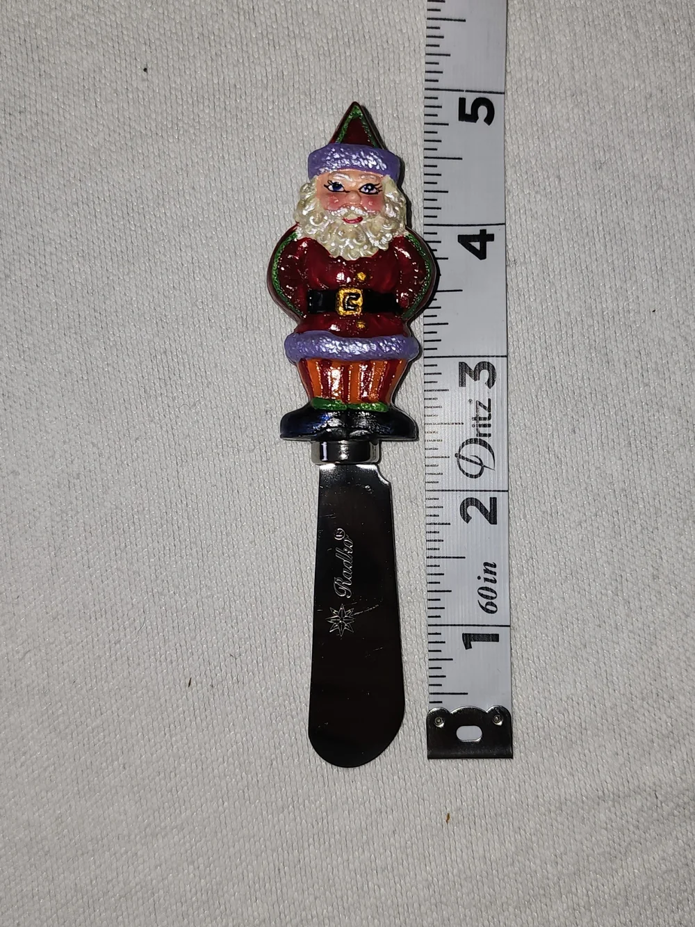 Christopher Radko Holiday Character Bottle Stoppers in Red, Green, White, Yellow